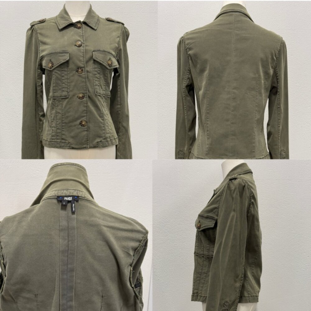 PAIGE Pacey Jacket Vintage Ivy Green Size S